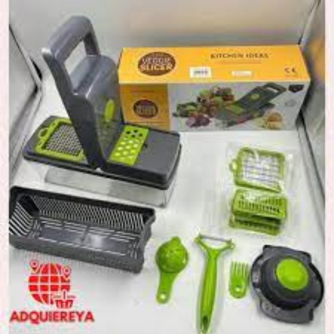 Picador Cortador Frutas y Verduras 14 en 1
