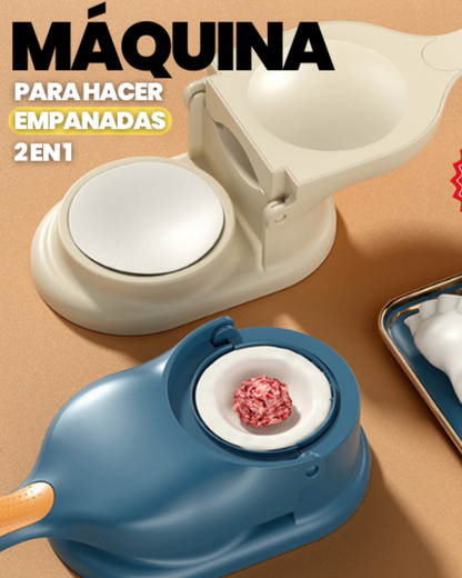 MÁQUINA MOLDE PARA HACER EMPANADAS 2 EN 1