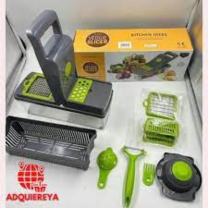 Picador Cortador Frutas y Verduras 14 en 1