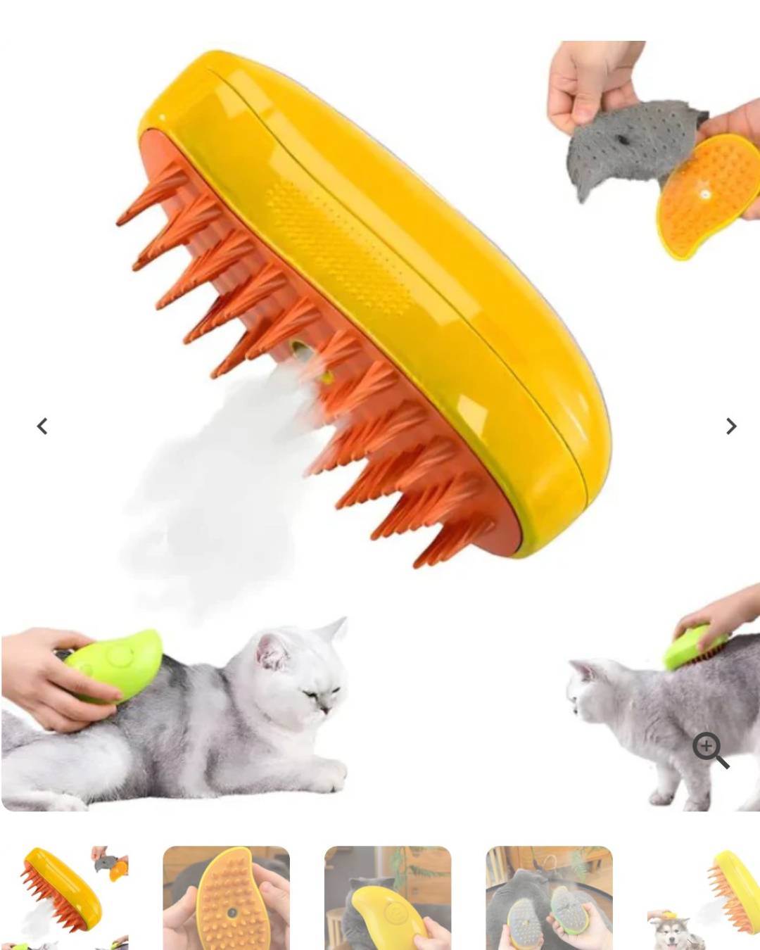 CEPILLO A VAPOR 3 - EN - 1  PARA MASCOTAS