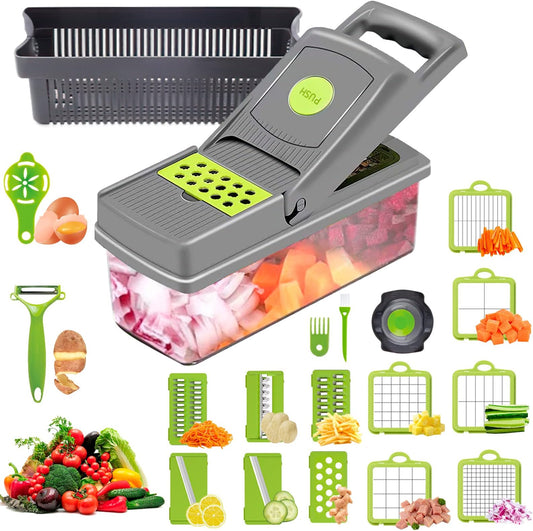 Picador Cortador Frutas y Verduras 14 en 1